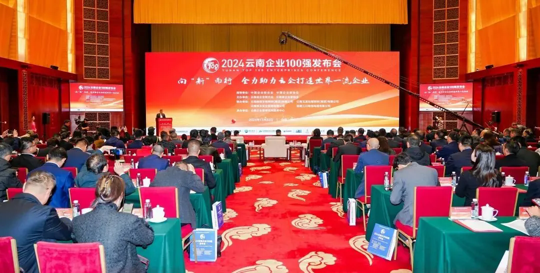 云内集团登榜2024云南企业100强、云南造作业100强
